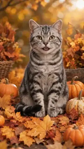 Thanksgiving pet video template preview